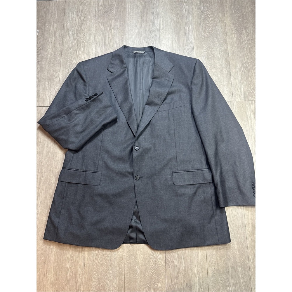CANALI 48 Sport Coat‎ Blazer Jacket Italy Slim Fit Gray Striped Wedding Formal